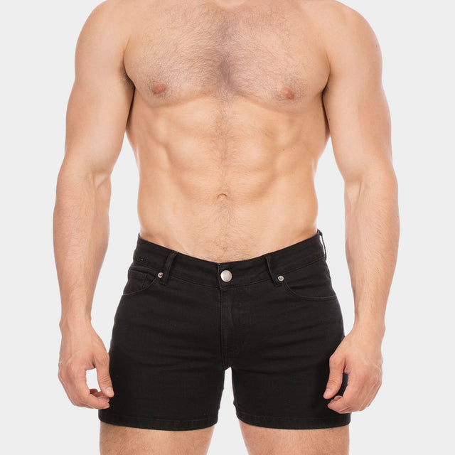 Barcode Berlin 5 Pocket Denim Short Jack Black