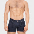 Barcode Berlin 5 Pocket Denim Short Jack Dark Blue