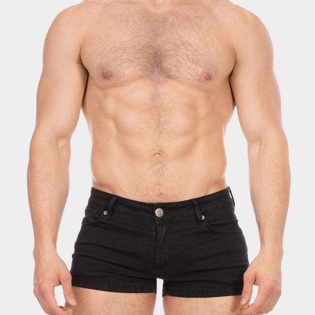 Barcode Berlin 5 Pocket Denim Short Tyler Black