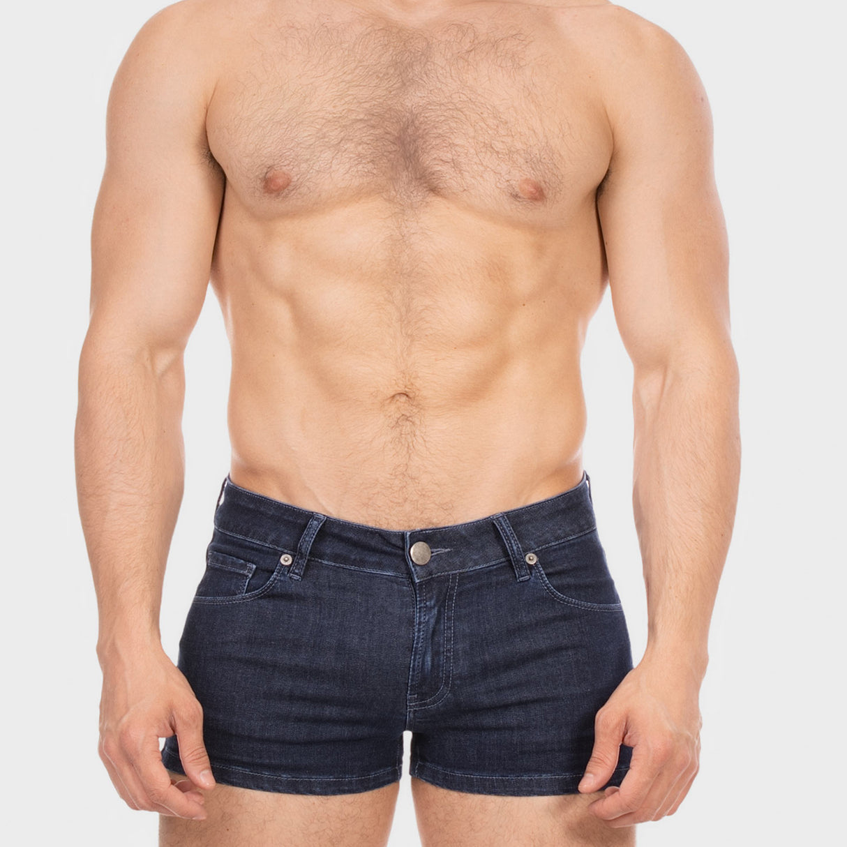 Barcode Berlin 5 Pocket Denim Short Tyler Dark Blue