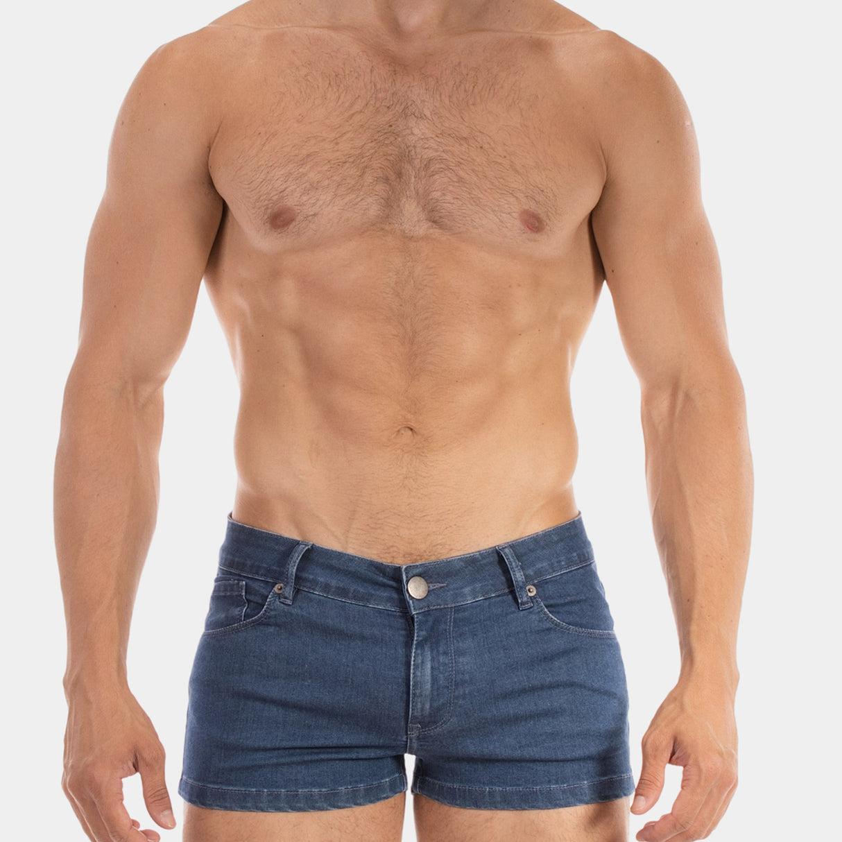 Barcode Berlin 5 Pocket Denim Short Tyler Light Blue
