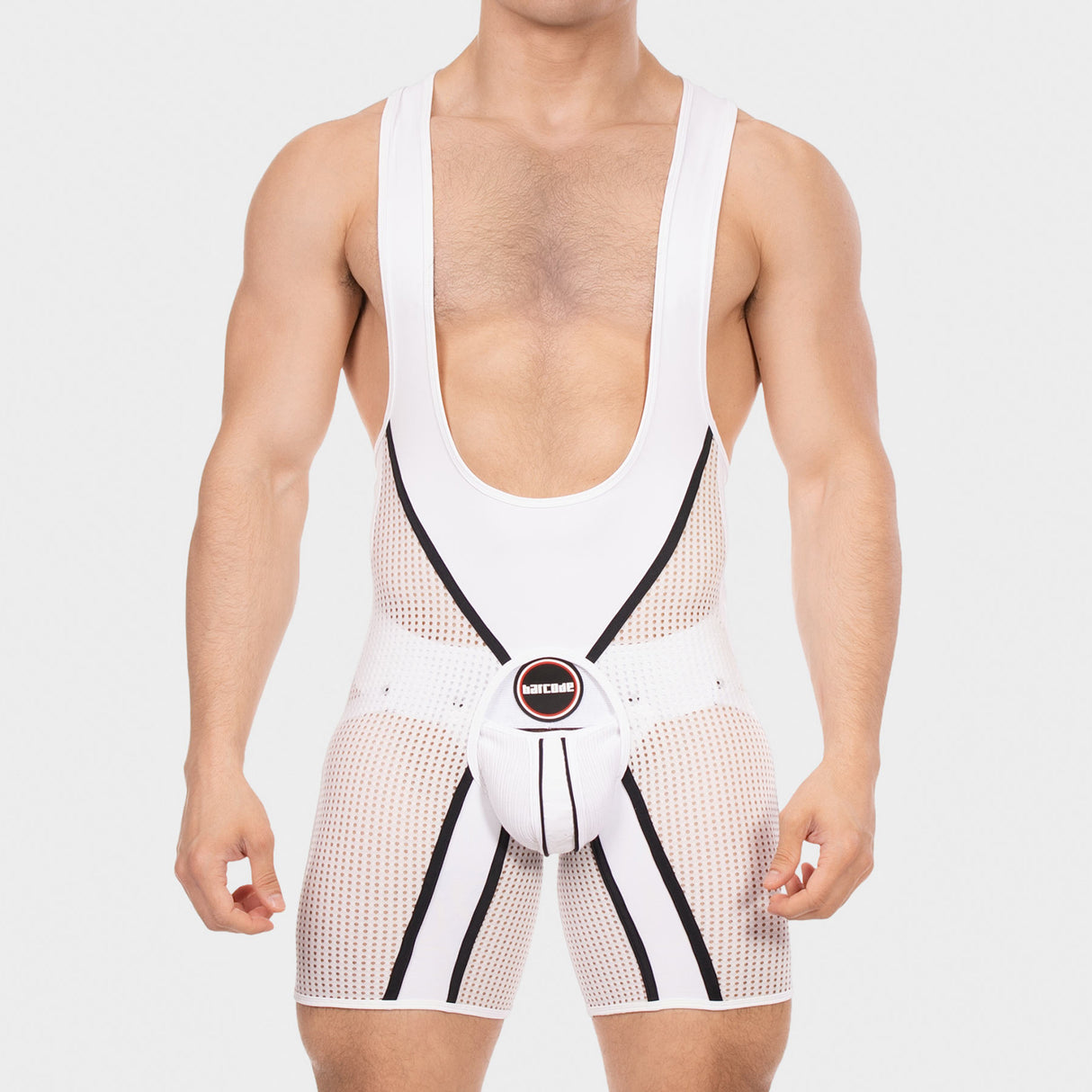 Barcode Berlin Chaps Singlet Krish White Black