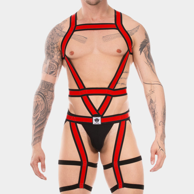 Barcode Berlin Harness Duo Javed Red Black