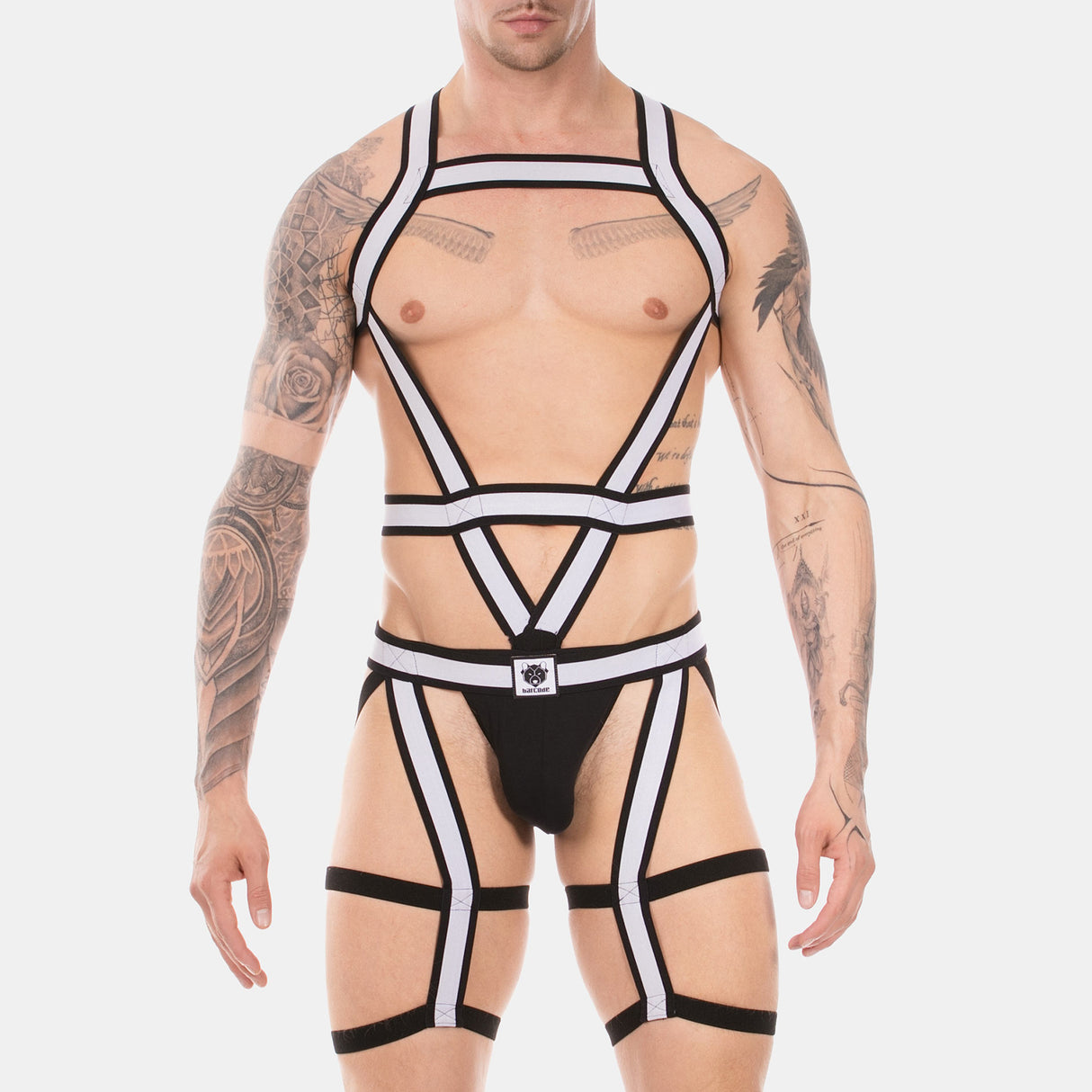 Barcode Berlin Harness Duo Javed White Black