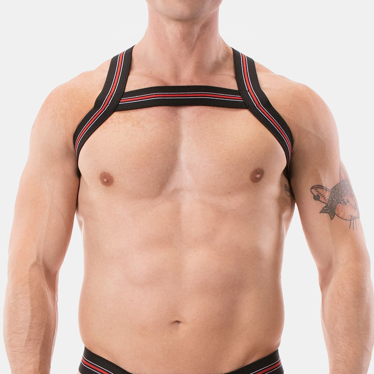 Barcode Berlin Harness Hapero Black White Red