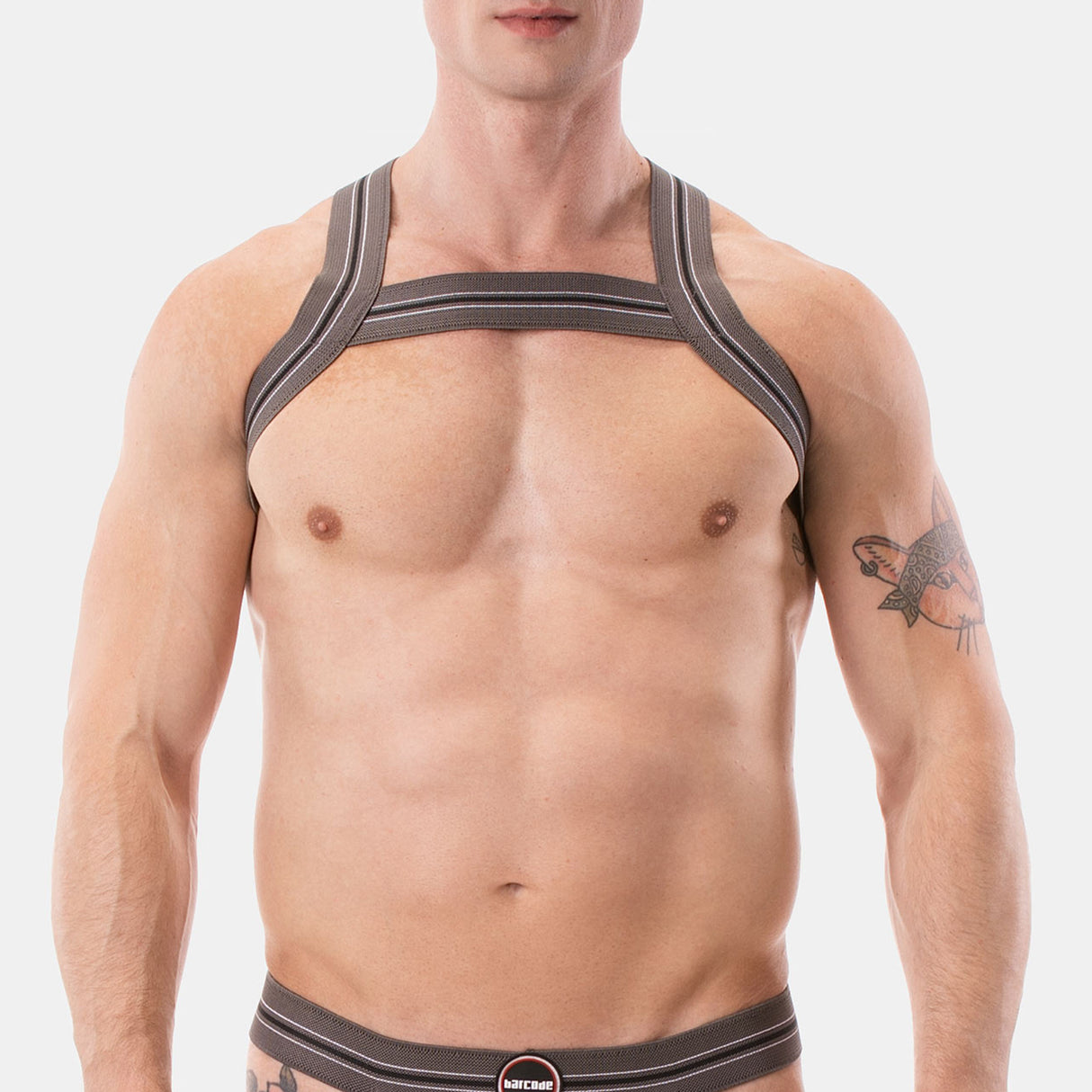 Barcode Berlin Harness Hapero Grey White Black
