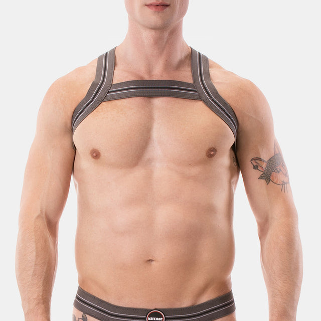 Barcode Berlin Harness Hapero Grey White Black