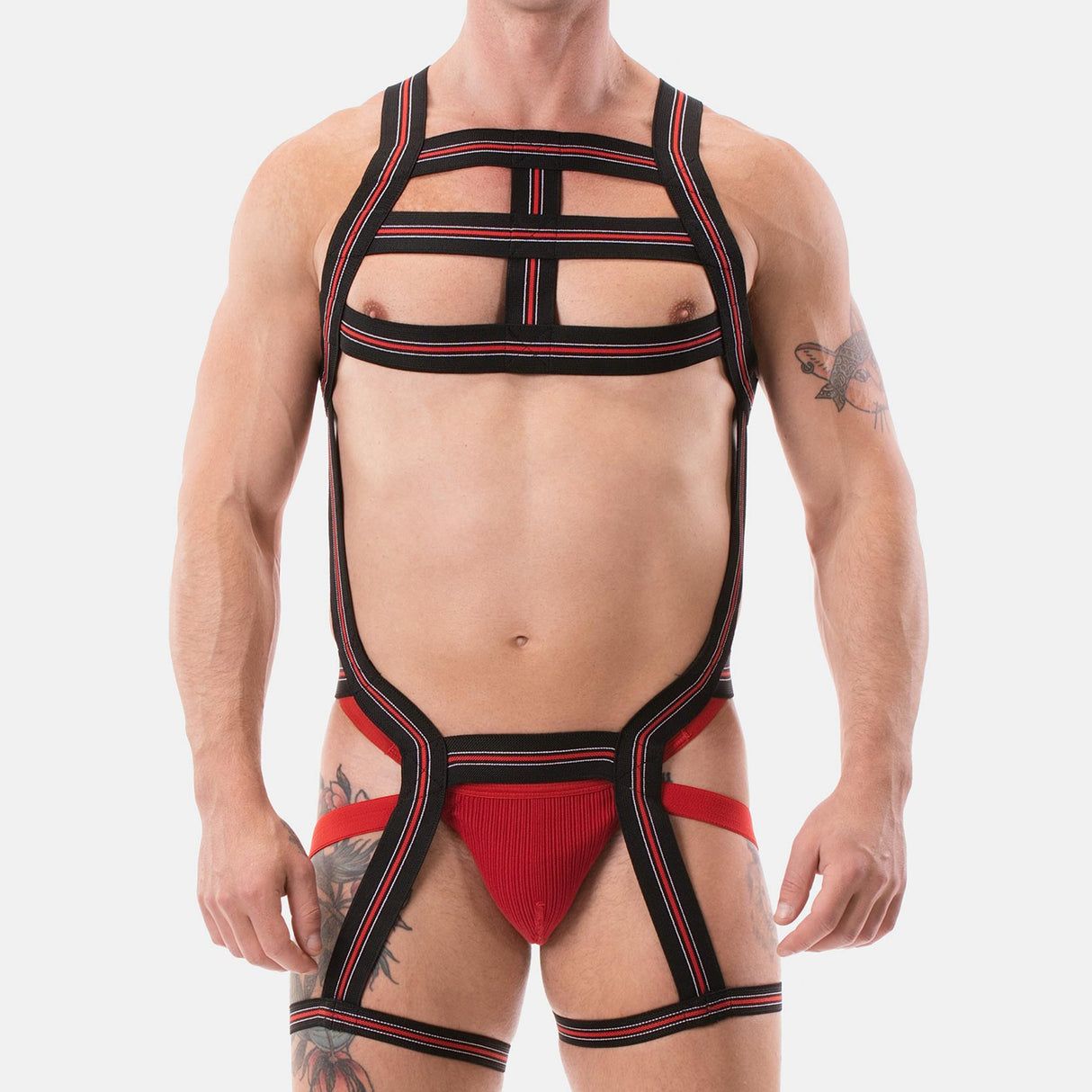 Barcode Berlin Harness Jaro Black White Red