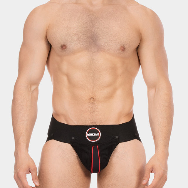 Barcode Berlin Jockstrap Rokk Black Red