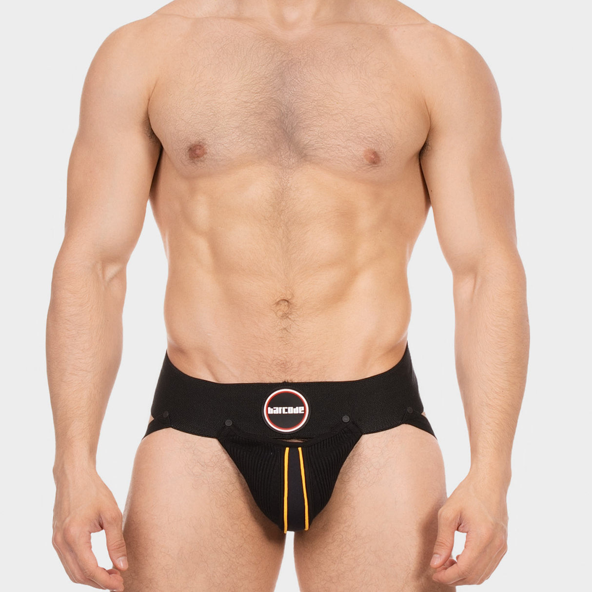 Barcode Berlin Jockstrap Rokk Black Yellow