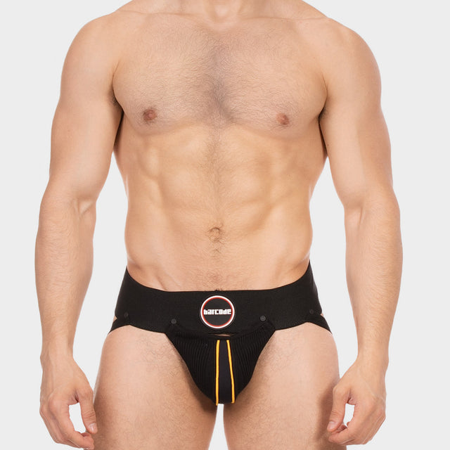Barcode Berlin Jockstrap Rokk Black Yellow
