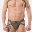 Barcode Berlin Jockstrap Zoran Army White Black