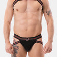 Barcode Berlin Jockstrap Zoran Black White Red