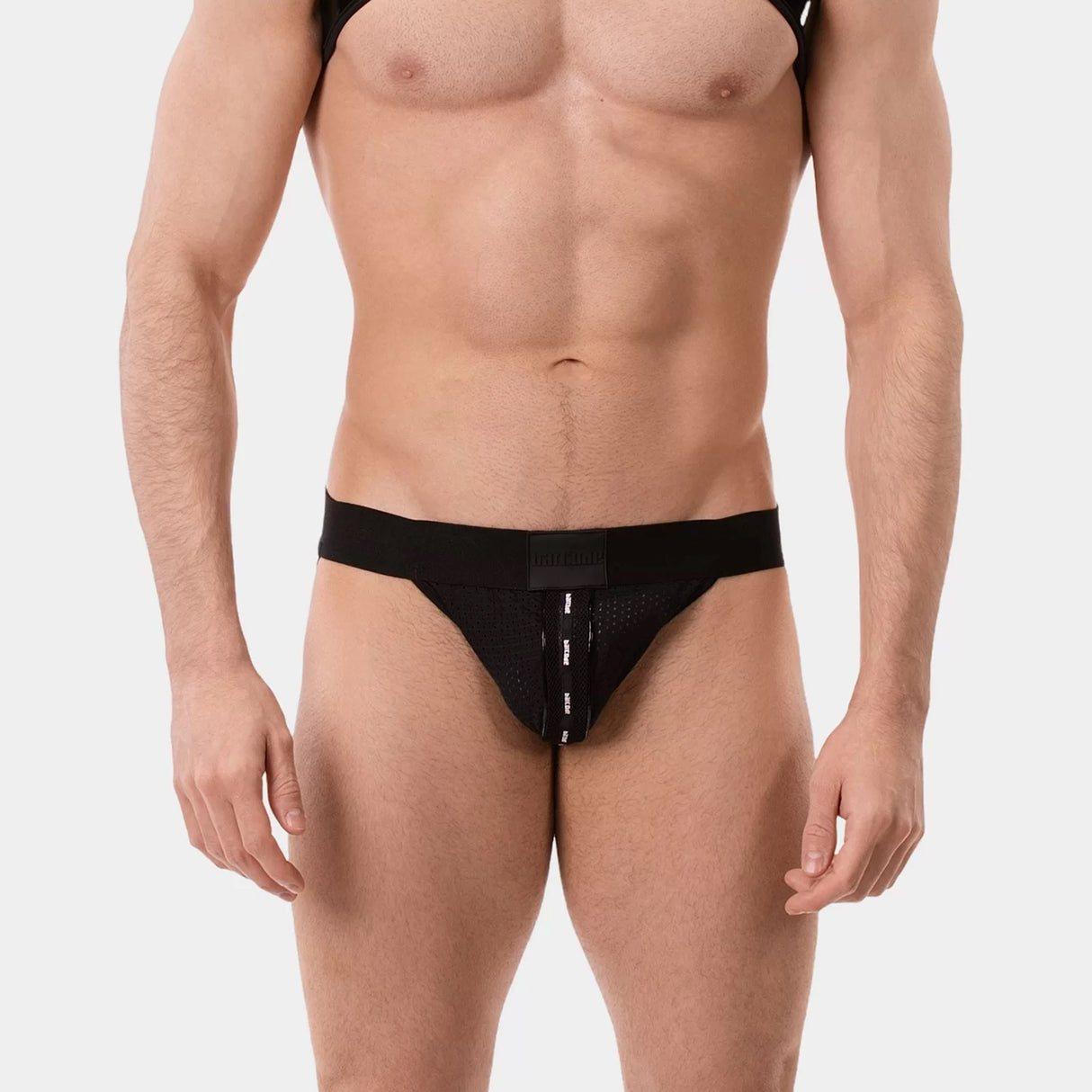 Barcode Berlin Mesh Jockstrap Tel Black