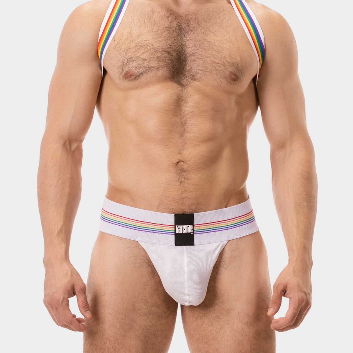 Barcode Berlin Thong Proud Boy White