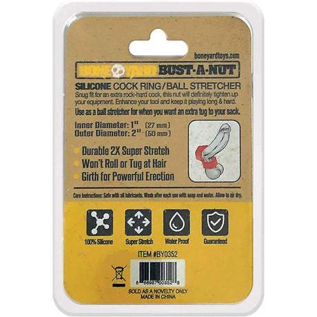 Boneyard Bust A Nut Cock Ring Blue