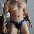 Breedwell Loaded Denim Jockstrap Dark Stonewall Wash