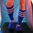 Breedwell Retro Remix Socks Blue