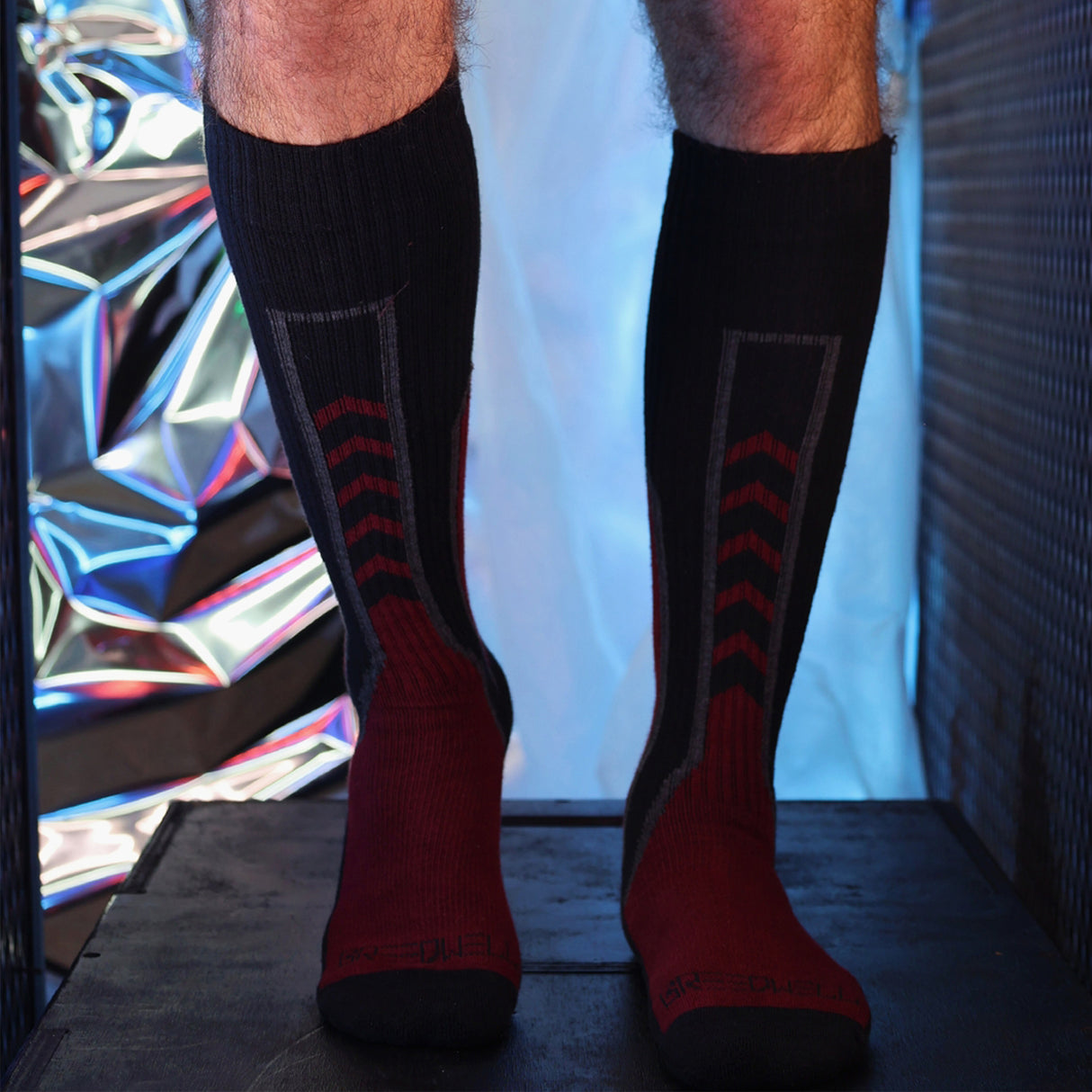 Breedwell Sir Splurge Socks Oxblood