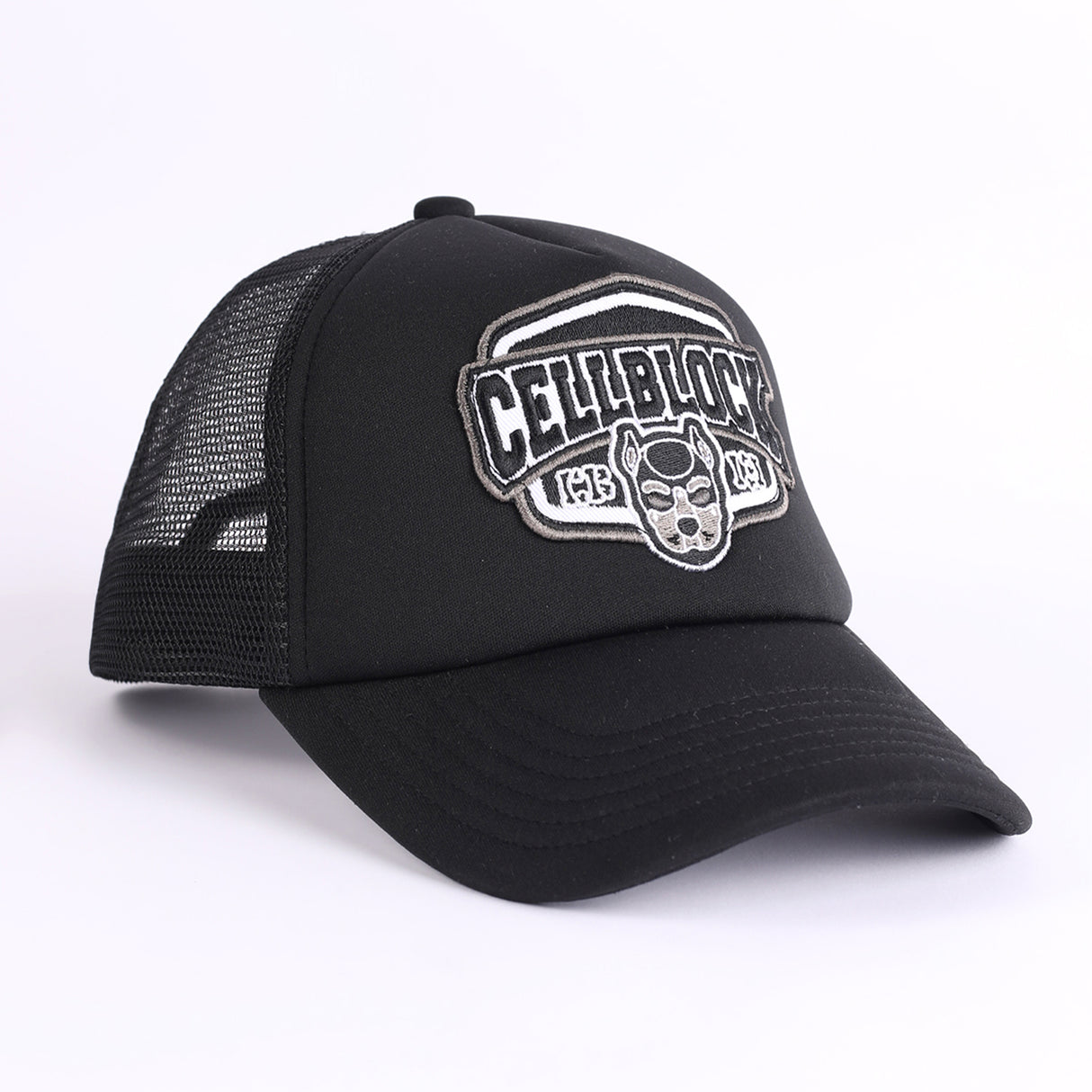 Cellblock 13 CB13 Kennel Pup Trucker Cap White