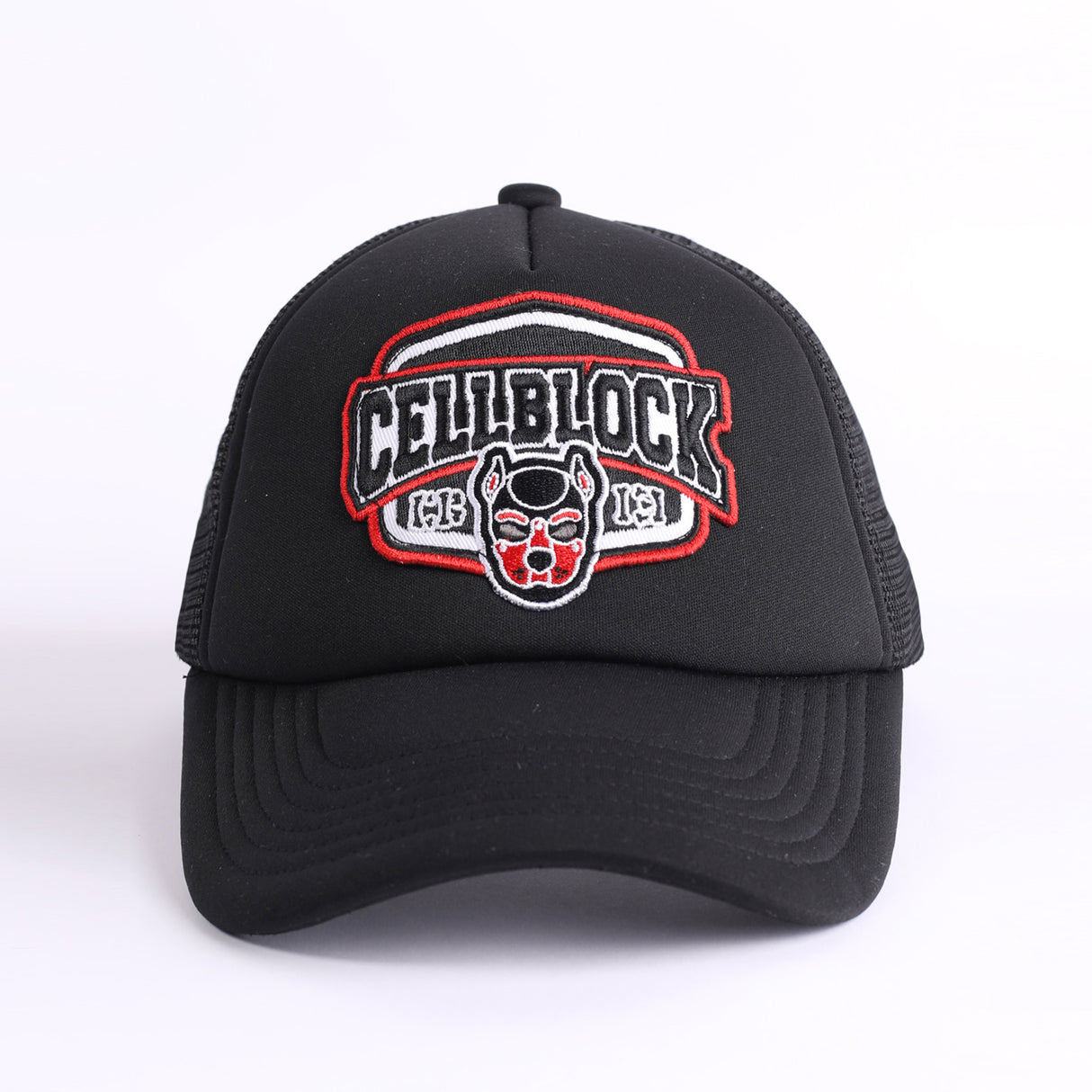 Cellblock 13 CB13 Kennel Pup Trucker Cap Red