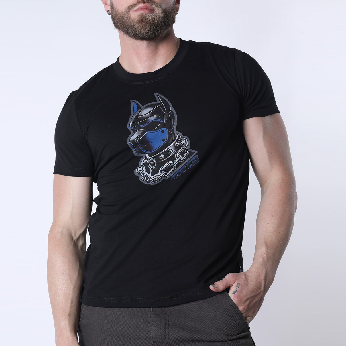 Cellblock 13 Kennel Club Dark Pup T Shirt Blue