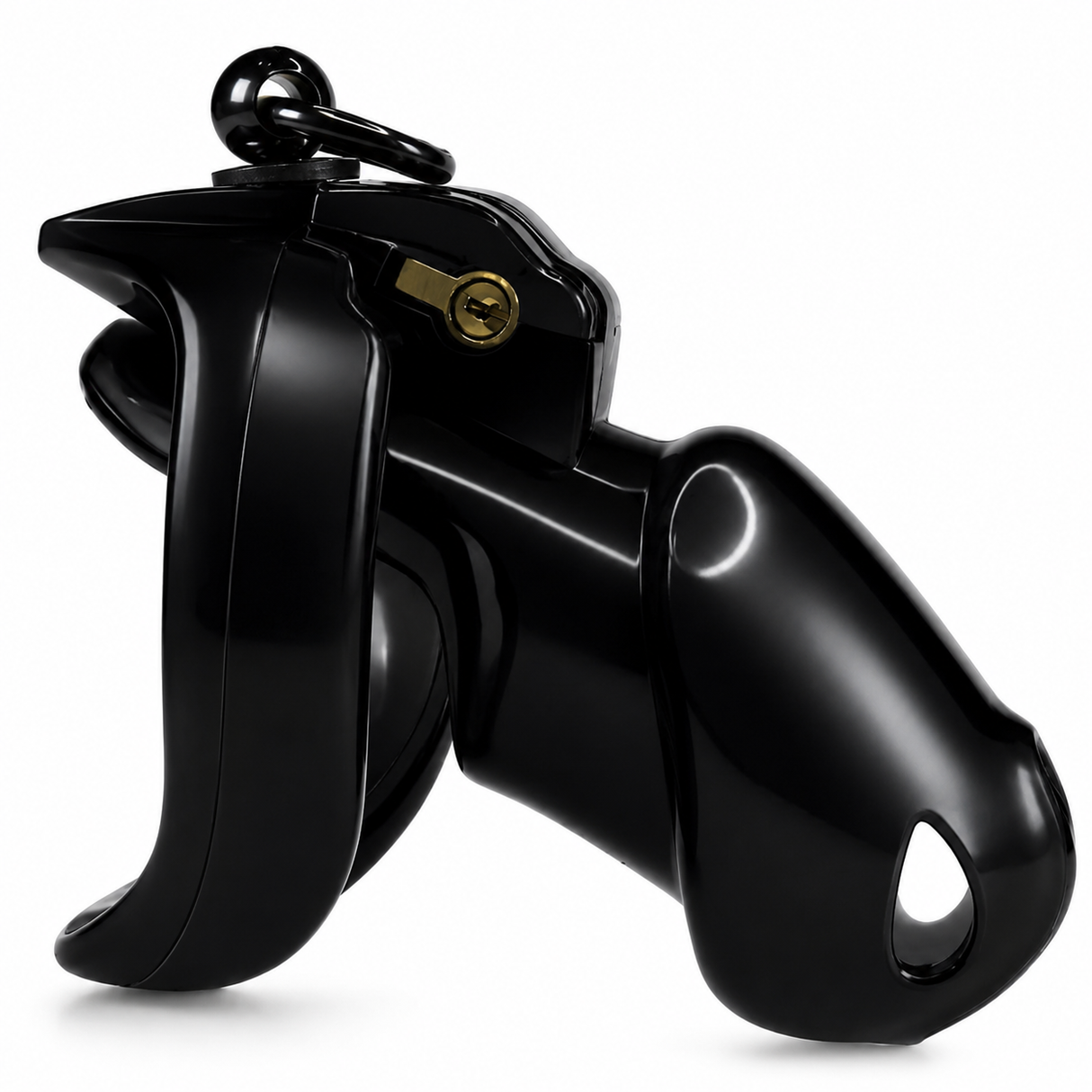 LOCK4D Advanced Comfort V5 Chastity Cage XXL Black