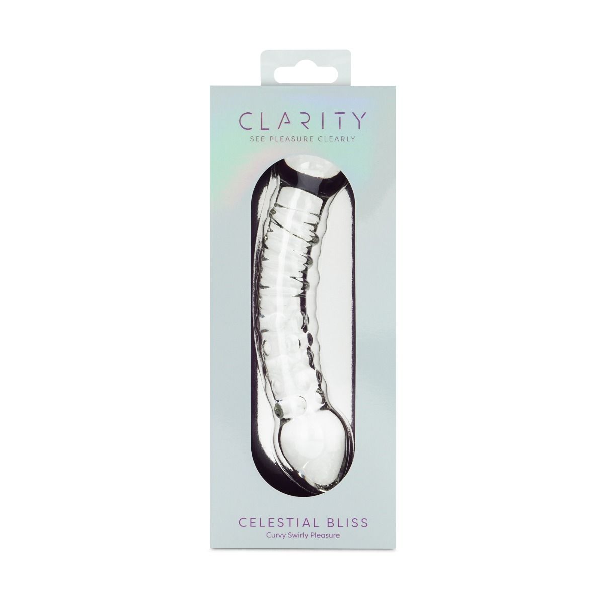 Clarity Celestial Bliss Glass Dildo 5.9 Inch