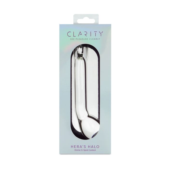 Clarity Hera's Halo Glass Dildo 6 Inch