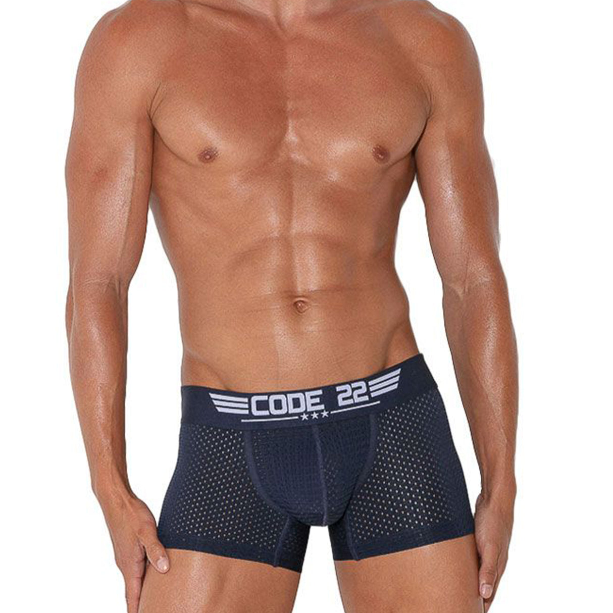 Code 22 Army Mesh Boxer Navy