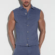 Code 22 Billy Sleeveless Jacket Navy