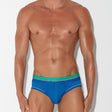 Code 22 Bright Mesh Brief Blue