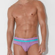 Code 22 Bright Mesh Brief Grape