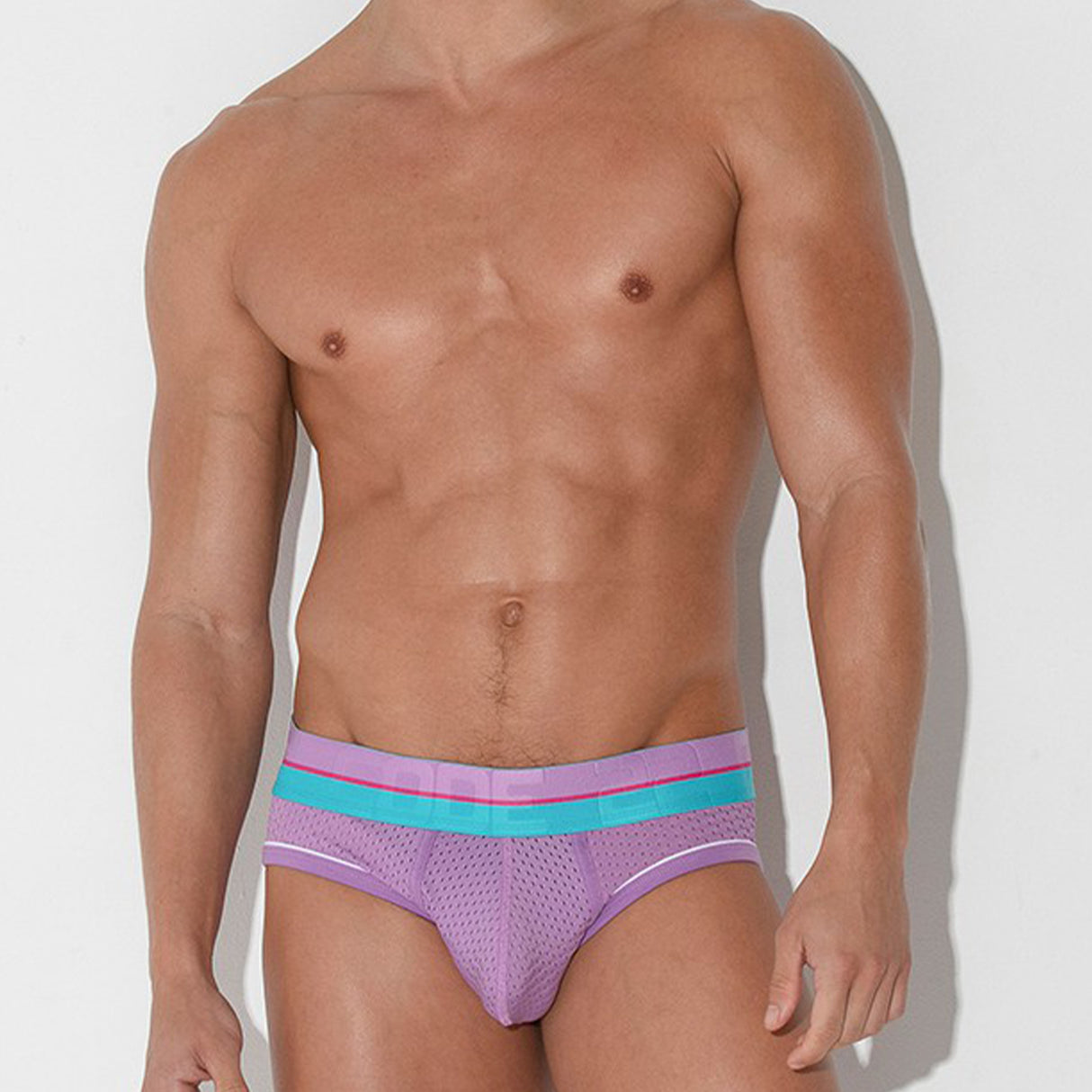 Code 22 Bright Mesh Brief Grape