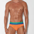 Code 22 Bright Mesh Brief Orange