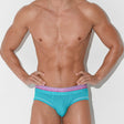 Code 22 Bright Mesh Brief Turquoise