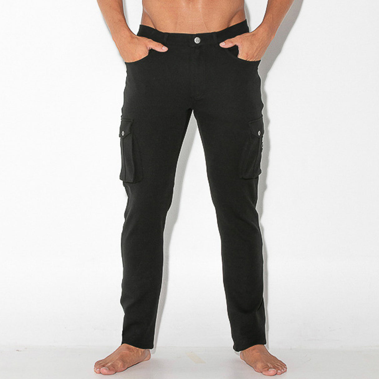 Code 22 Cargo Zip Pant Black