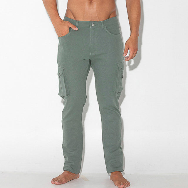 Code 22 Cargo Zip Pant Khaki