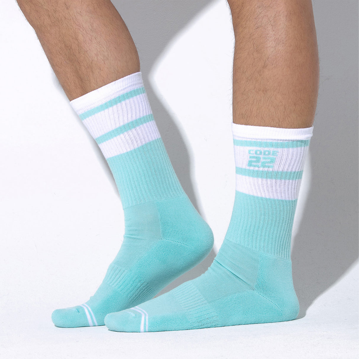 Code 22 Essential Crew Sock Aqua
