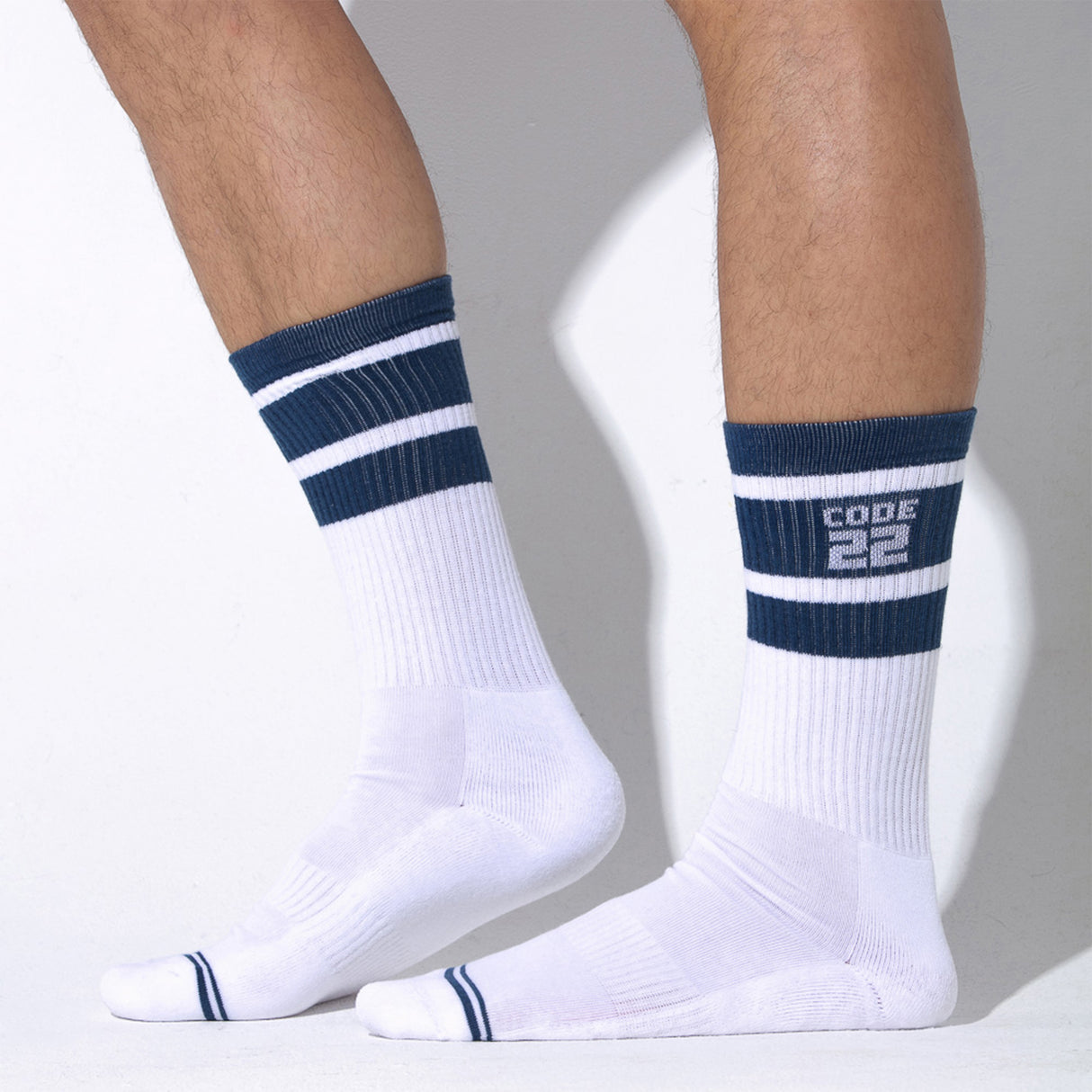 Code 22 Essential Crew Sock White