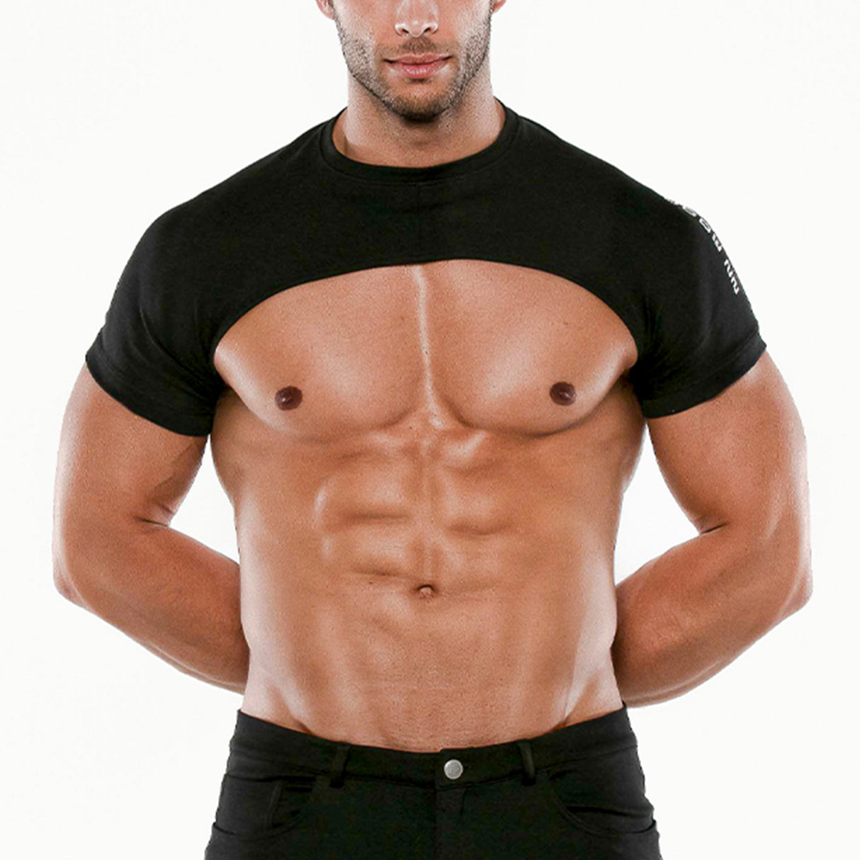 Code 22 Micro Sleeve Top Black