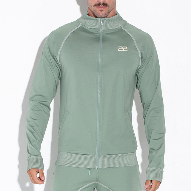 Code 22 Reflex Zip Up Sweatshirt Khaki