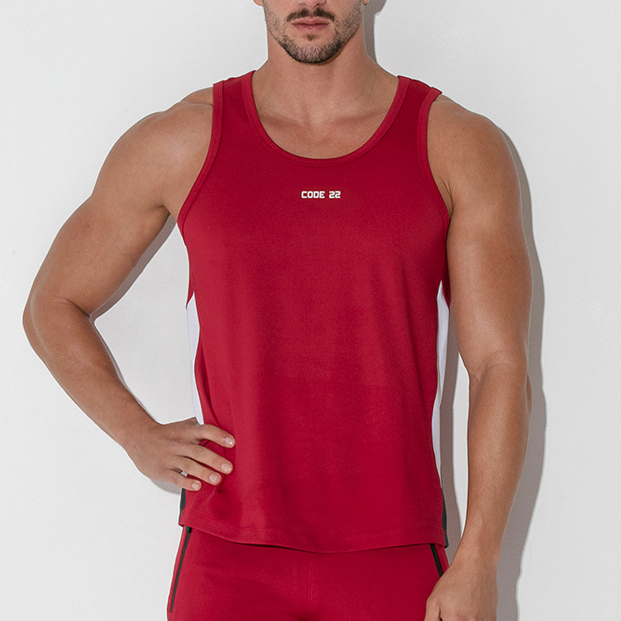 Code 22 Rush Tank Top Red