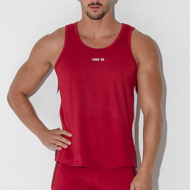 Code 22 Rush Tank Top Red