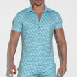 Code 22 Sleek Slim Shirt Aqua