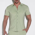 Code 22 Sleek Slim Shirt Khaki