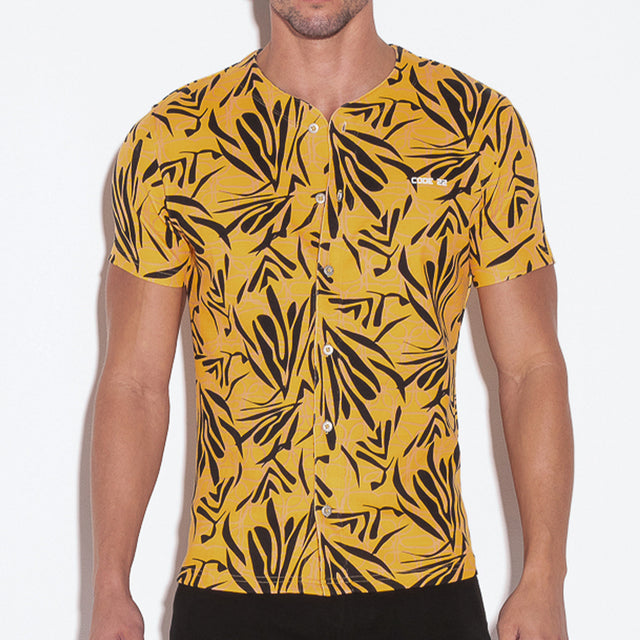 Code 22 Slim Fit Baseball T Shirt Mandarin