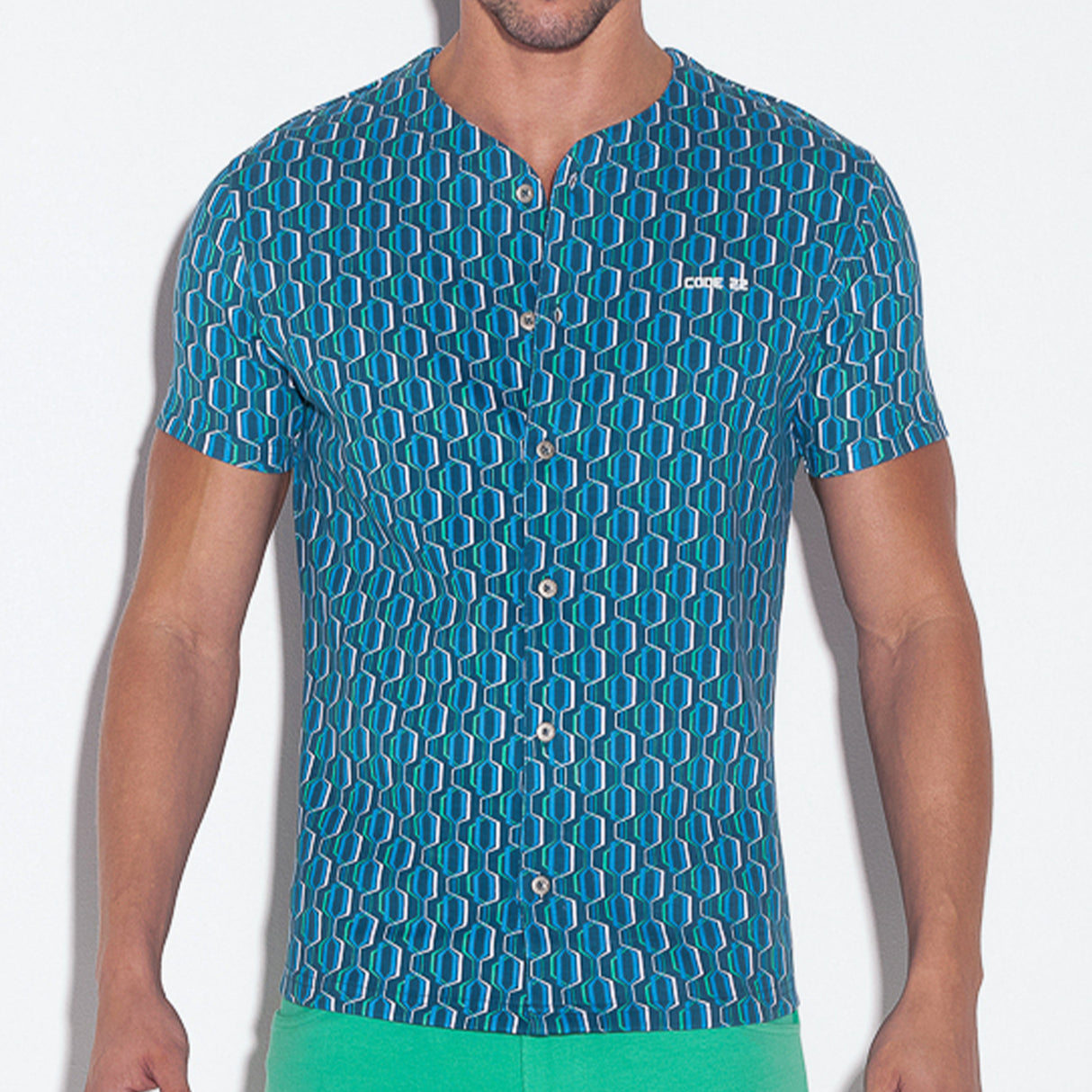 Code 22 Slim Fit Baseball T Shirt Print