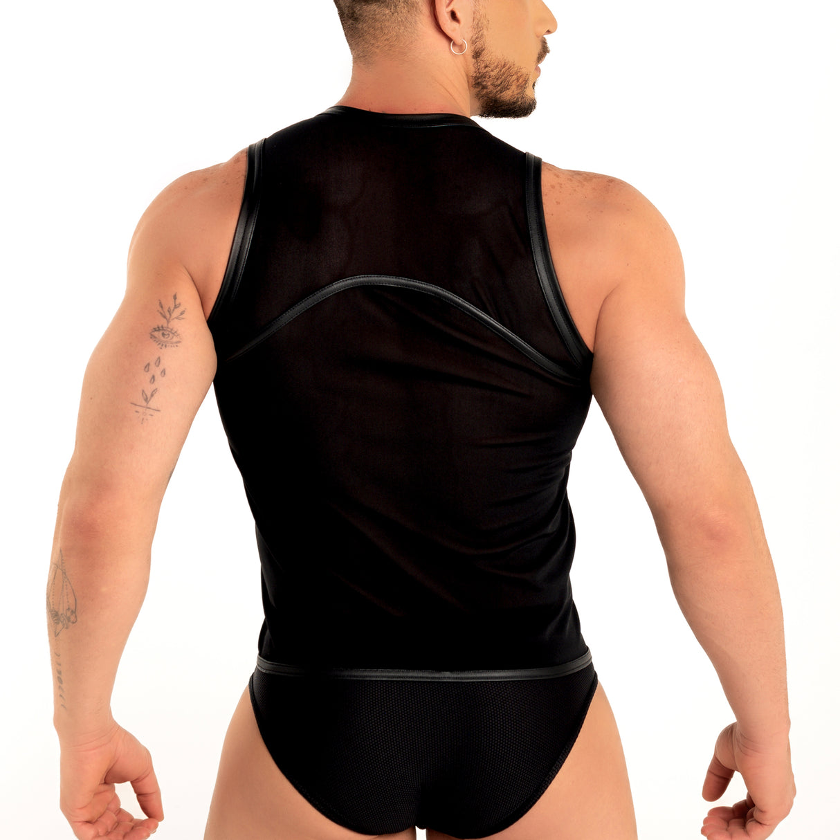 Dale Mas Industrial Mesh Vest Black Yellow