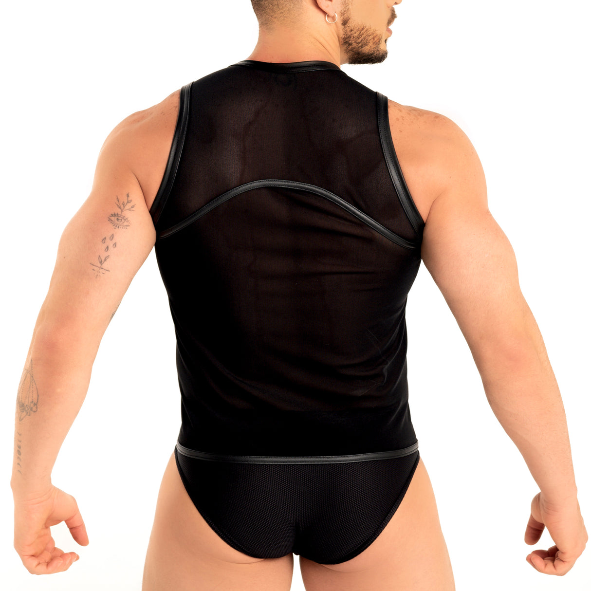 Dale Mas Industrial Mesh Vest Black Army